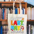 Happy Last Day Of School Teacher Student Graduation Canvas Tote Bag