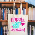 Happy Last Day Of Third 3rd Grade Teacher Student Graduation Canvas Tote Bag