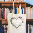Heart Coast Guard Wife Coast Guard Graduation Wife USCG Wife Canvas Tote Bag