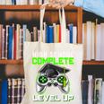High School Level Complete Class Of 2024 Graduation Canvas Tote Bag
