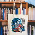 Hot Tea & Spicy Books Skeleton Reader Canvas Tote Bag