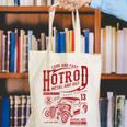Hotrod Car Automotive Nostalgia Distressed Retro Canvas Tote Bag
