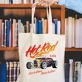 Hotrod Vintage Style Car Nostalgia Hotrod Distressed Premium Tri-Blend Canvas Tote Bag