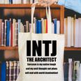 INTJ Architect Personality Introvert Sarcastic Canvas Tote Bag