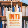 INTJ Architect Personality Introvert Sarcastic Orange Canvas Tote Bag INTJ Architect Personality Introvert Sarcastic Orange Canvas Tote Bag
