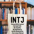 INTJ Rules Architect Personality Type Introvert Canvas Tote Bag