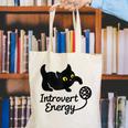 Introvert Energy Cat Love Cat Meme Canvas Tote Bag Introvert Energy Cat Love Cat Meme Canvas Tote Bag
