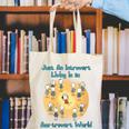Introvert Extrovert Cartoon In Asstrovert World Canvas Tote Bag Introvert Extrovert Cartoon In Asstrovert World Canvas Tote Bag