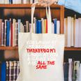 Introvert Quote With Backwards I'm Different Canvas Tote Bag Introvert Quote With Backwards I'm Different Canvas Tote Bag
