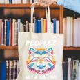 Introvert Raccoon Sarcasm Anti Social Canvas Tote Bag