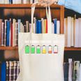 Introvert Tired Battery Canvas Tote Bag