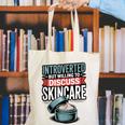 Introverted But Willing Discuss Skincare Canvas Tote Bag Introverted But Willing Discuss Skincare Canvas Tote Bag