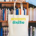 Introverts Unite I Introvert Canvas Tote Bag Introverts Unite I Introvert Canvas Tote Bag