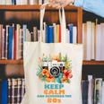 Keep Calm And Remember The 80s Retro Vintage Nostalgia Premium Canvas Tote Bag