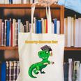 Kids Cute Graduation Dinosaur Smarty Saurus Kinder VPK Pre-k Grad Canvas Tote Bag
