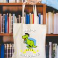 Kids Dinosaur Pre-K Graduation TShirt Kids Preschool Graduation Canvas Tote Bag
