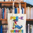 Kids Pre-K Graduate Dinosaur T-Rex Pre Kindergarten Graduation Canvas Tote Bag
