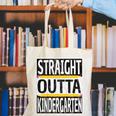Kids Straight Outta Kindergarten Graduation Canvas Tote Bag
