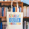 Kids STRAIGHT OUTTA KINDERGARTEN T-SHIRT FUNNY GRADUATION GIFT Canvas Tote Bag