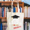 Kindergarten 2018 NAILED IT Graduation Graduate Canvas Tote Bag