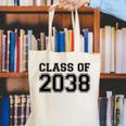 Kindergarten Class Of 2038 First Day School Graduation Canvas Tote Bag