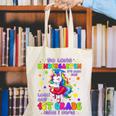 Kindergarten Graduation 2025 Graduate Girls Unicorn 1st Grad Canvas Tote Bag