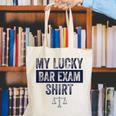 Law School Graduation Him Her Lucky Bar Exam Canvas Tote Bag