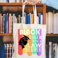 Law School Graduation Queen New Lawyer Attorney Grad Canvas Tote Bag