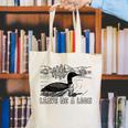 Loon Bird Pun Leave Me A Loon Nature For Introverts Canvas Tote Bag