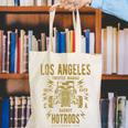 Los Angeles Hotrods Automotive Nostalgia Distressed Canvas Tote Bag Los Angeles Hotrods Automotive Nostalgia Distressed Canvas Tote Bag