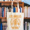 Los Angeles Hotrods Automotive Nostalgia Distressed Premium Tri-Blend Canvas Tote Bag