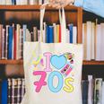 I Love 70's Retro Style Nostalgia Vibe 1970's Party Premium Tri-Blend Canvas Tote Bag I Love 70's Retro Style Nostalgia Vibe 1970's Party Premium Tri-Blend Canvas Tote Bag