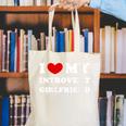 I Love My Introvert Girlfriend I Heart My Introvert GF Canvas Tote Bag I Love My Introvert Girlfriend I Heart My Introvert GF Canvas Tote Bag