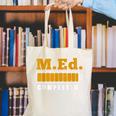 Master Graduation Completed Master Of Education Teacher Men Women Canvas Tote Bag