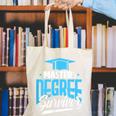 Master's Degree Graduation Masters Degree Survivor Canvas Tote Bag
