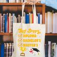 Master's Thesis Passed Goal Digger Master's Graduation Canvas Tote Bag