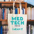 Med Tech Medical Technician Gag Lab Graduation Premium Canvas Tote Bag