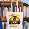 Melanin Honoring Past Inspiring Pride Book Month Canvas Tote Bag