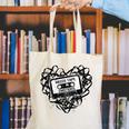 Mixed Tape Emotions Music Lover Nostalgia Quote Premium Tri-Blend Canvas Tote Bag
