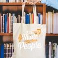 I Like Music More Than People Fan Introvert Canvas Tote Bag