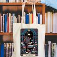 Mystical Library Book Reader The Introvert Tarot Card Canvas Tote Bag Mystical Library Book Reader The Introvert Tarot Card Canvas Tote Bag