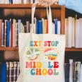 Next Stop Middle School Elementary School Graduation 2025 Canvas Tote Bag