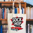 Nostalgia 1950s Sock Hop Dance Canvas Tote Bag