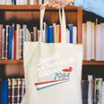 Nostalgia 80s Duck Goose Distressed Canvas Tote Bag