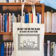 Do Not Tap On The Glass Sound Booth Introvert Canvas Tote Bag Do Not Tap On The Glass Sound Booth Introvert Canvas Tote Bag