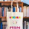 Nurse MSN Graduation Unicorn T-Shirt Nursing School Canvas Tote Bag