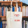 Nurse Nursing School Graduation Est 2018 Shirt Canvas Tote Bag