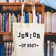 Officially a Junior Future Class Of 2027 Senior Graduation Canvas Tote Bag