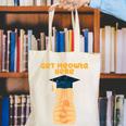 Orange Tabby Cat Graduation Distressed Shirt For Grads For Men Women Girls Kids Canvas Tote Bag
