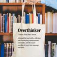 Overthinker Definition Anxiety Introvert Personality Premium Tri-Blend Canvas Tote Bag